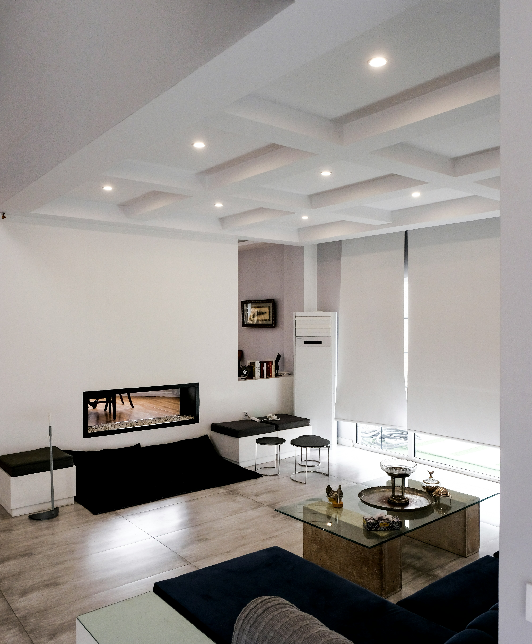 Modern false ceiling design for living room in Chennai