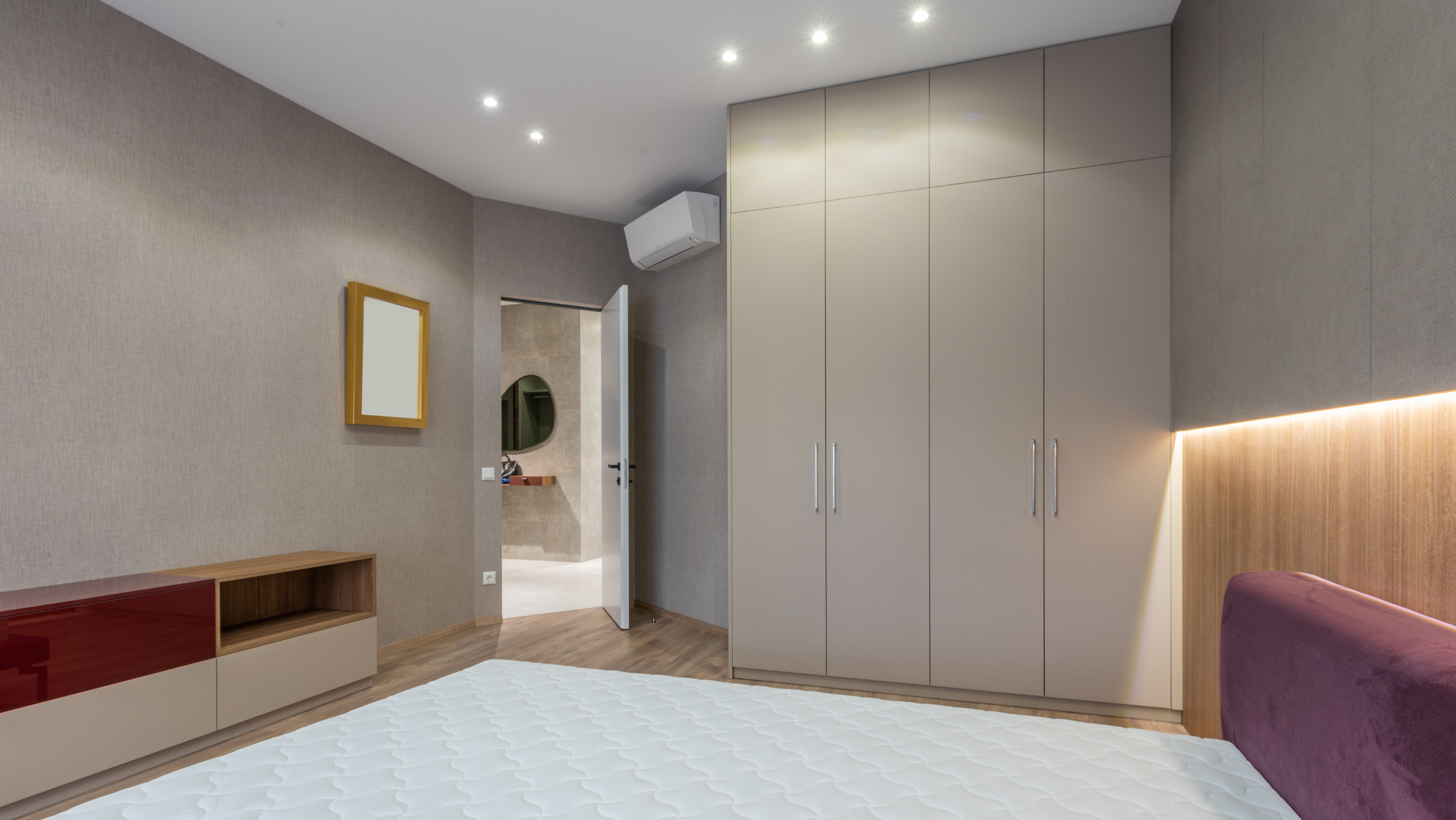 Luxury wooden wardrobe design in Chennai